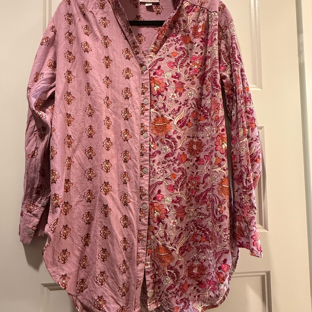 Knox Rose Pink Floral Shirt
